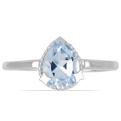 BUY REAL GARNET GEMSTONE RING IN STERLING SILVER